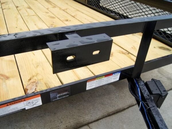 6.4×14 Dovetail Utility Trailer with Side Baskets (2) 3500lb Axles - Image 10