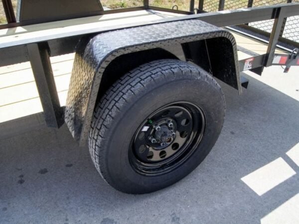 5×12 Dovetail Utility Trailer 3500lb Axle - Image 10