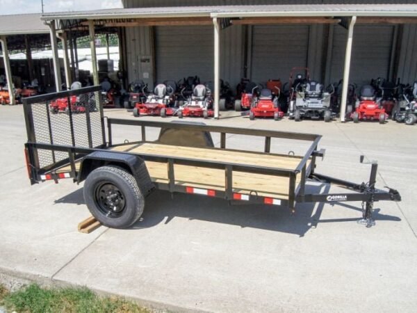 5×10 Dovetail Utility Trailer 3500lb Axle