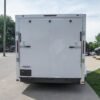7×16 White V-Nose Enclosed Trailer with Elect Pkg (2) 3500lb Axle Storage - Image 5
