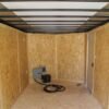 7×16 White V-Nose Enclosed Trailer with Elect Pkg (2) 3500lb Axle Storage - Image 15