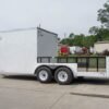 7×18 Hybrid Enclosed Trailer with Side Door (2) 5,200lb Axles Storage - Image 3