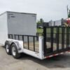 7×18 Hybrid Enclosed Trailer with Side Door (2) 5,200lb Axles Storage - Image 4