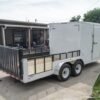 7×18 Hybrid Enclosed Trailer with Side Door (2) 5,200lb Axles Storage - Image 6