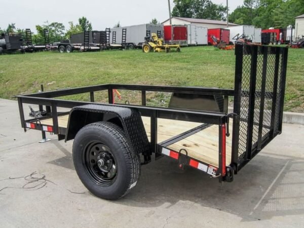 5×8 Dovetail Utility Trailer Single 3,500lb Axle - Image 3
