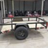 5×8 Dovetail Utility Trailer Single 3,500lb Axle