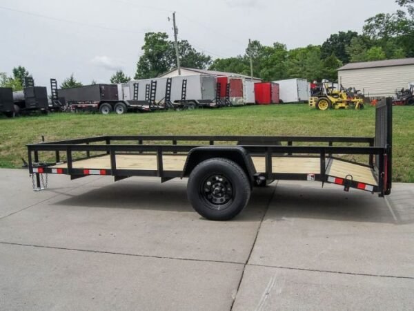 6.4×14 Dovetail Utility Trailer 3,500lb Axle - Image 4