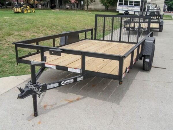 6.4×12 Dovetail Utility Trailer 3500lb Axle - Image 5