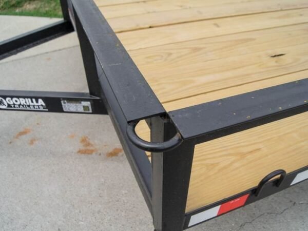 6.4×12 Dovetail Utility Trailer 3500lb Axle - Image 13