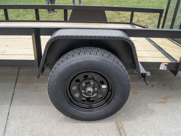 6.4×12 Dovetail Utility Trailer 3500lb Axle - Image 15