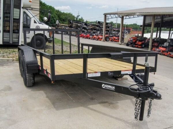 6.4×12 Dovetail Utility Trailer (2) 3500lb Axles - Image 5