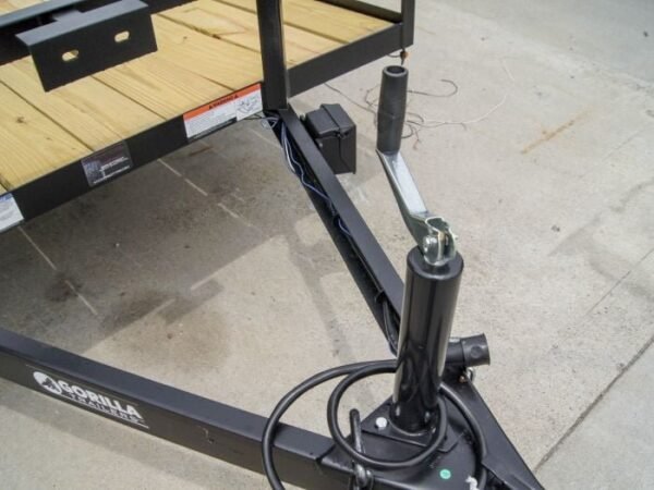 6.4×12 Dovetail Utility Trailer (2) 3500lb Axles - Image 6