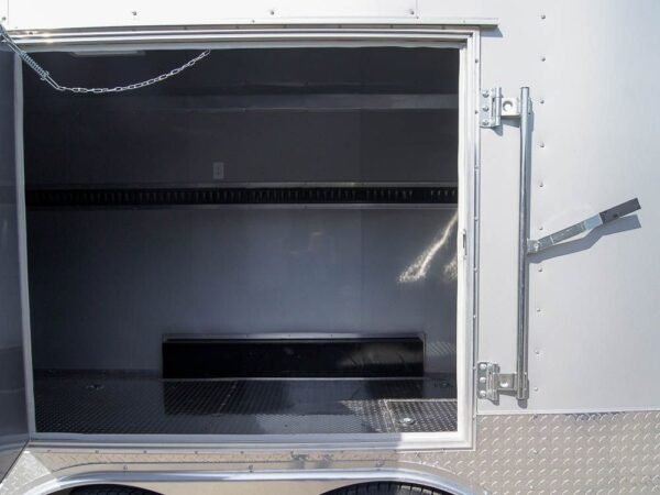 8.5×24 Custom Silver Enclosed Trailer ATP Floor (2) 5200lb Axle Storage - Image 3