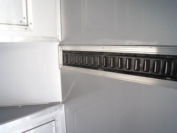 8.5×24 Custom Silver Enclosed Trailer ATP Floor (2) 5200lb Axle Storage - Image 8