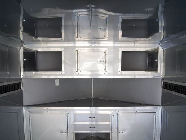 8.5×24 Custom Silver Enclosed Trailer ATP Floor (2) 5200lb Axle Storage - Image 9