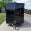 6×12 Enclosed Trailer Black V-Nose Blackout Package 3,500lb Axle Storage - Image 2