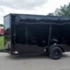 6×12 Enclosed Trailer Black V-Nose Blackout Package 3,500lb Axle Storage - Image 4
