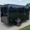6×12 Enclosed Trailer Black V-Nose Blackout Package 3,500lb Axle Storage - Image 7