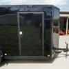 6×12 Enclosed Trailer Black V-Nose Blackout Package 3,500lb Axle Storage - Image 13