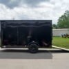 6×12 Enclosed Trailer Black V-Nose Blackout Package 3,500lb Axle Storage - Image 14