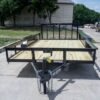 7×14 Dovetail Utility Trailer (2) 3500lb Axles - Image 2