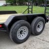 7×14 Gooseneck Equipment Trailer (2) 7K Axles with Stand-Up Ramps - Image 9