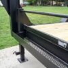 7×14 Gooseneck Equipment Trailer (2) 7K Axles with Stand-Up Ramps - Image 10