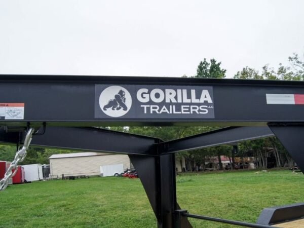 7×14 Gooseneck Equipment Trailer (2) 7K Axles with Stand-Up Ramps - Image 13