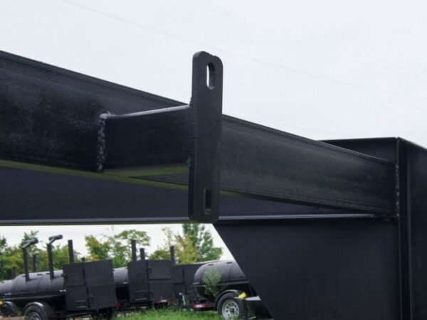 7×14 Gooseneck Equipment Trailer (2) 7K Axles with Stand-Up Ramps - Image 15