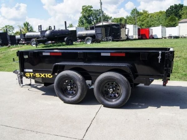 5×10 Hydraulic Dump Trailer with 16″ Sides (2) 3500lb Axles - Image 5