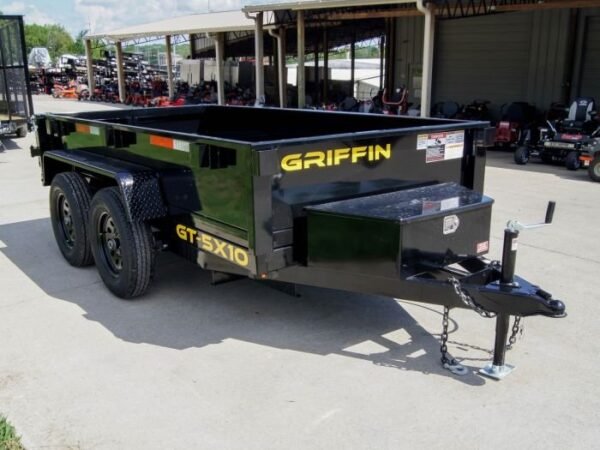 5×10 Hydraulic Dump Trailer with 16″ Sides (2) 3500lb Axles - Image 9