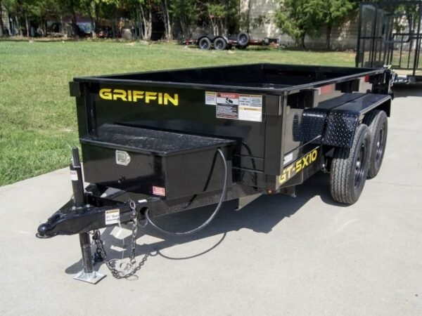 5×10 Hydraulic Dump Trailer with 16″ Sides (2) 3500lb Axles - Image 11