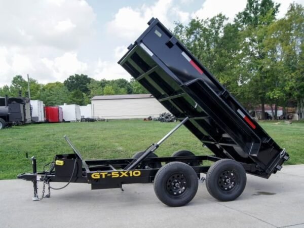 5×10 Hydraulic Dump Trailer with 16″ Sides (2) 3500lb Axles - Image 3