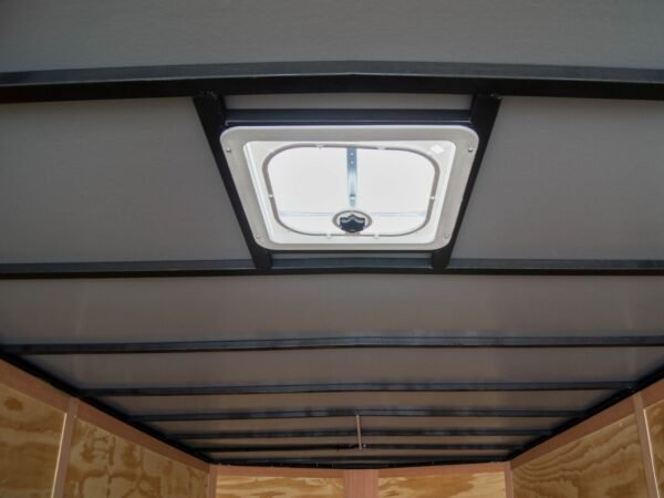 8.5×28 Charcoal/Black Enclosed Trailer with Blackout Pkg (2) 7K Axles Storage - Image 5