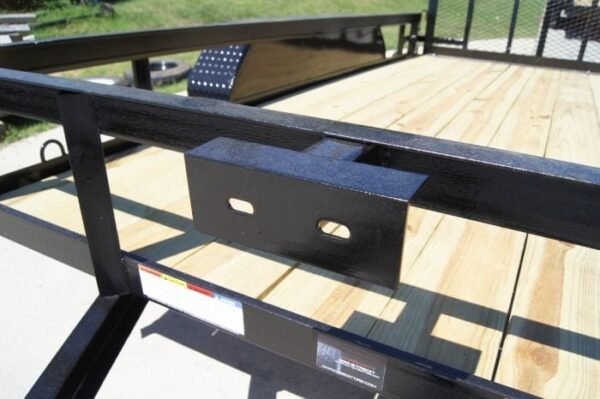 6.4×12 Straight Deck Utility Trailer (2) 3,500lb Axles with Brakes - Image 9