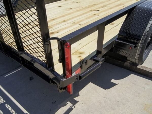 6.4×12 Straight Deck Utility Trailer (2) 3,500lb Axles with Brakes - Image 13
