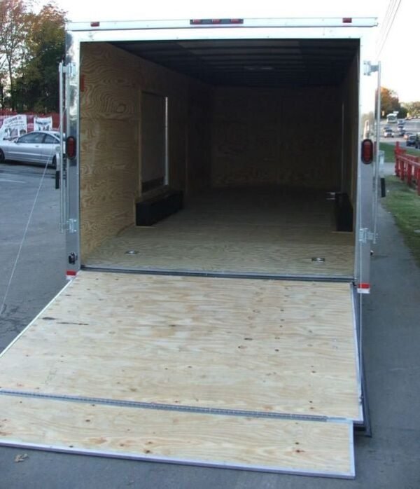 Enclosed Trailer 8.5’x24′ Yellow – Mower Motorcycle Car Truck Hauler Storage - Image 3