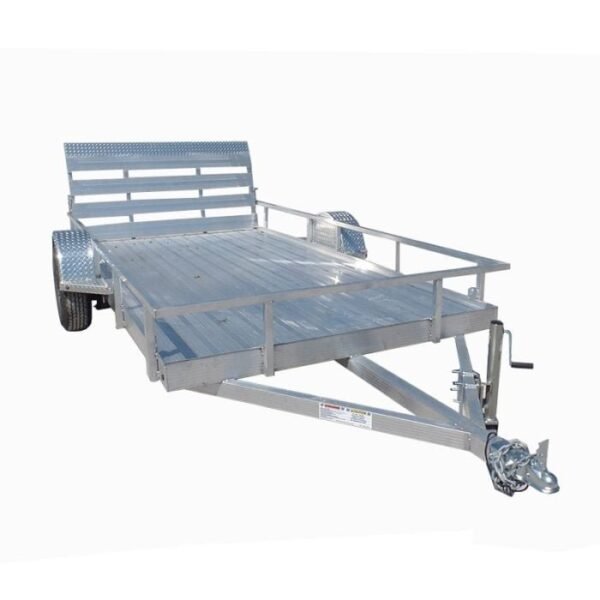 6.4’x12′ All Aluminum Straight Utility Trailer 3500 lb Axle