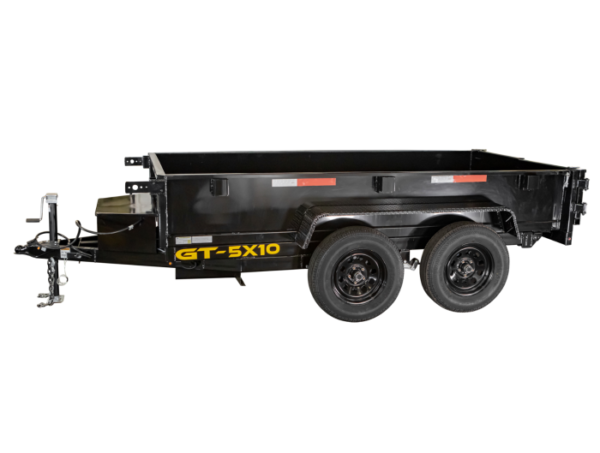 5×10 Hydraulic Dump Trailer with 16″ Sides (2) 3500lb Axles