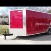Enclosed Trailer 8.5’x22′ Red & Black – Car Hauler Storage - Image 23