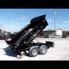 Dump Trailer 6′ X 10′ Landscape Equipment With 20 inch Sides - Image 21