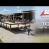 7×20 Dovetail Utility Trailer (2) 3500lb Axles - Image 10