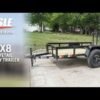 5×8 Dovetail Utility Trailer Single 3,500lb Axle - Image 12
