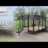 6.4×12 Dovetail Utility Trailer with 4ft Mesh Sides 3,500lb Axle - Image 15