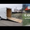 6×12 V-Nose Enclosed Trailer 3,500lb Axle - Image 21