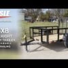 5×8 Straight Deck Utility Trailer with 2ft Side Rails 3500lb Axle - Image 17