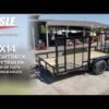 7×14 Straight Deck Utility Trailer with Side Gate (2) 3500lb Axles - Image 19