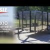 5×10 Straight Deck Utility Trailer 4ft Mesh Sides 3500lb Axle - Image 15
