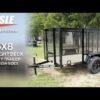 5×8 Straight Deck Utility Trailer with 4ft Mesh Side 3500lb Axle - Image 10