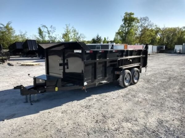 7×16 Hydraulic Dump Trailer with 3ft Sides (2) 7K Axles - Image 18